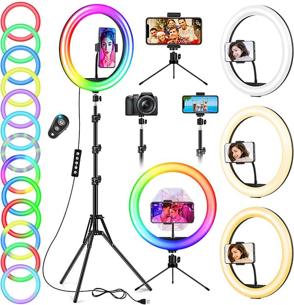 Selfie ring light kit